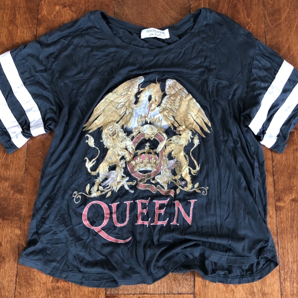 FREE PEOPLE BY DAYDREAMER QUEEN ROCK TEE